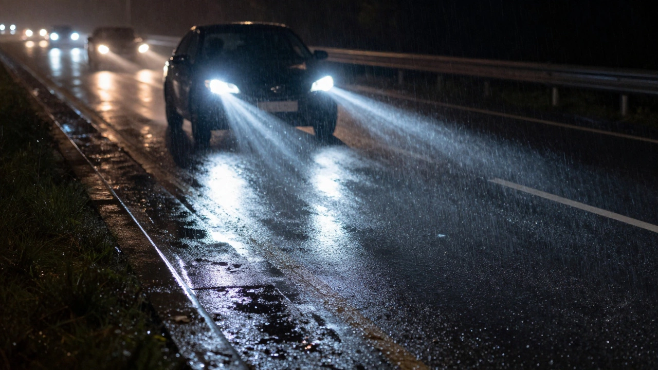 Какие лампы лучше светят на мокрой дороге: сравнение галогенок, ксенонов и светодиодов
