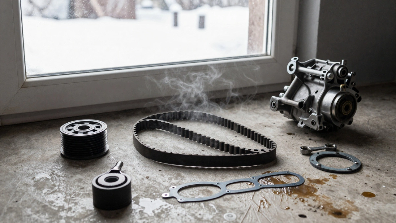 Что еще заменить при замене ремня ГРМ: список обязательных деталей
