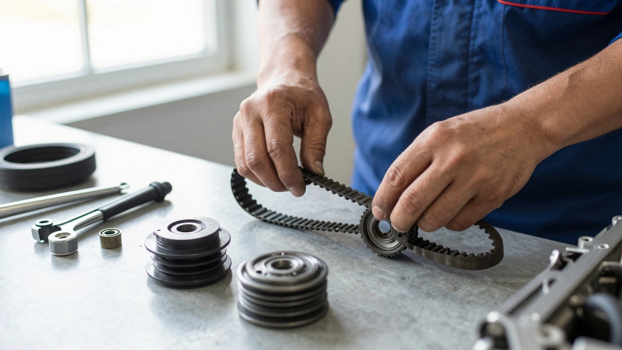 Что нужно менять вместе с ремнем ГРМ: полный список деталей