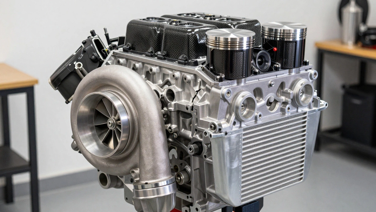 Комплект для тюнинга: турбина, кованые поршни и интеркулер